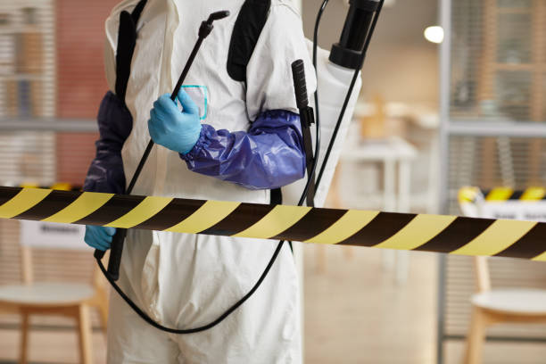 Professional Blood Cleanup technician working in Crosby, MN
